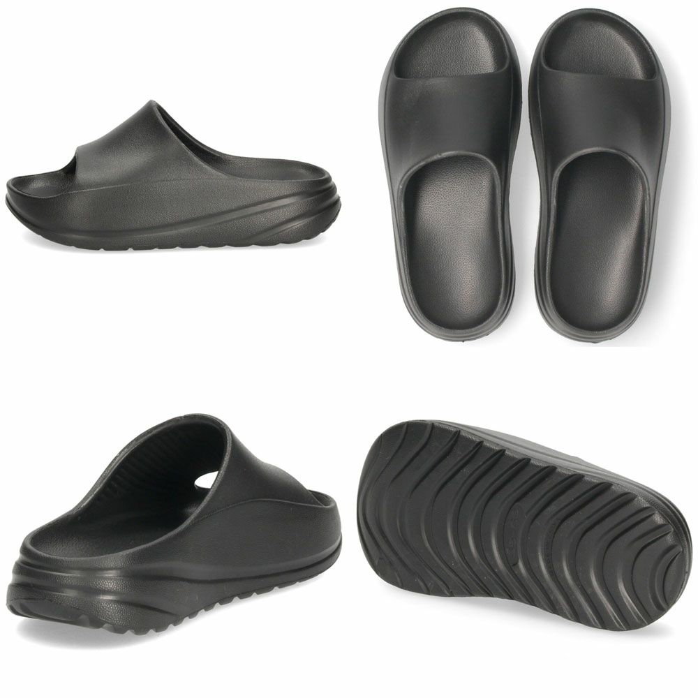 サンダル レディース 厚底 疲れない つっかけ 黒 スライドサンダル ブラック ベージュ 軽量 EVA コンフォート 履きやすい 51501 パレード Parade