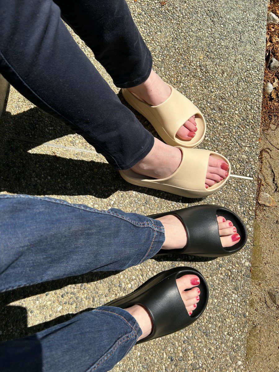 サンダル レディース 厚底 疲れない つっかけ 黒 スライドサンダル ブラック ベージュ 軽量 EVA コンフォート 履きやすい 51501 パレード Parade