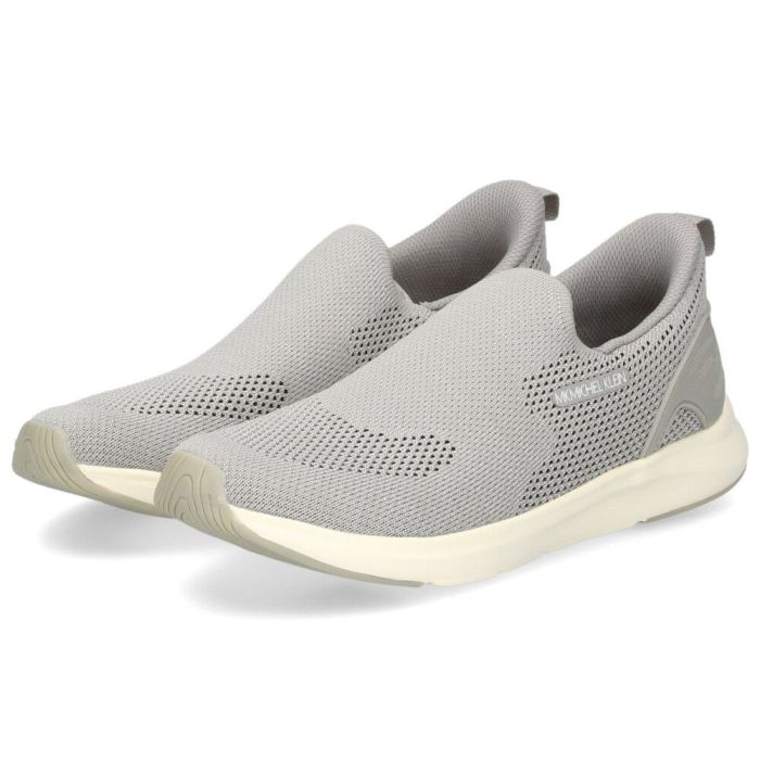 スニーカー レディース スリッポン 靴 履きやすい 軽量 通気性 柔らかい メッシュ ハンズフリー クッション性 シンプル 黒 ミッシェルクラン  2800 MK MICHEL KLEIN