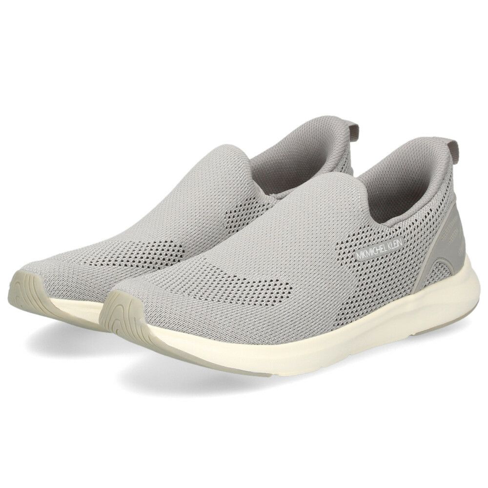 スニーカー レディース スリッポン 靴 履きやすい 軽量 通気性 柔らかい メッシュ ハンズフリー クッション性 シンプル 黒 ミッシェルクラン  2800 MK MICHEL KLEIN