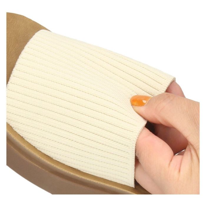 サンダル レディース 厚底 つっかけ ヒール おしゃれ ミュール 黒 履きやすい かかとなし ブラックラメ アイボリー 45108 パレード Parade