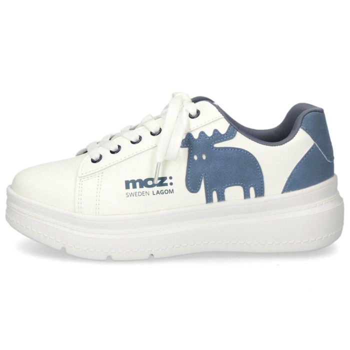 モズ スニーカー レディース 厚底スニーカー 軽量 ローカット カジュアル シンプル moz エルク 靴 23380