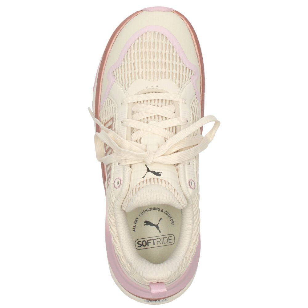 プーマ スニーカー レディース 厚底 ランニングシューズ ソフトライド SOFTRIDE ディバイン メタル 310167 04 アルペンスノー 靴 PUMA
