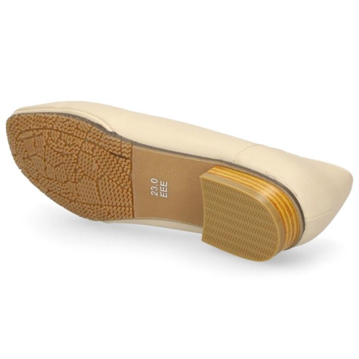 パンプス 痛くない 柔らかい ローヒール ぺたんこ 黒 3E スクエアトゥ Vカット 歩きやすい ブラック ベージュ 靴 レディース パレード Parade 7400