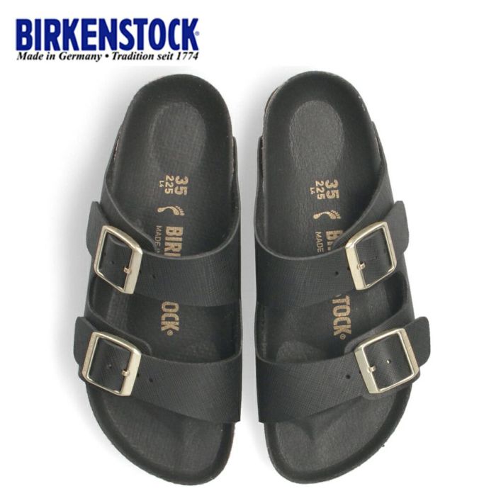 ビルケンシュトック サンダル アリゾナ ビルコフロー レディース ブラック 黒 ナロー幅 コンフォートサンダル BIRKENSTOCK Arizona BF 1029493