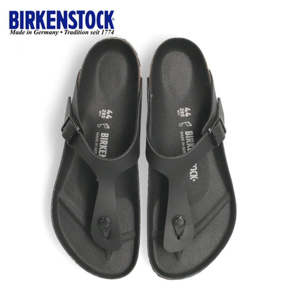 ビルケンシュトック ギゼ BS メンズ サンダル フットベッド ストング レギュラー ブラック BIRKENSTOCK Gizeh BS 1029143