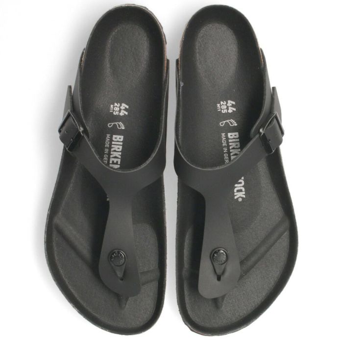 ビルケンシュトック ギゼ BS メンズ サンダル フットベッド ストング レギュラー ブラック BIRKENSTOCK Gizeh BS 1029143