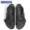 ビルケンシュトック ミラノ BS メンズ サンダル フットベッド ストラップ レギュラー ブラック BIRKENSTOCK Milano BS 1024997