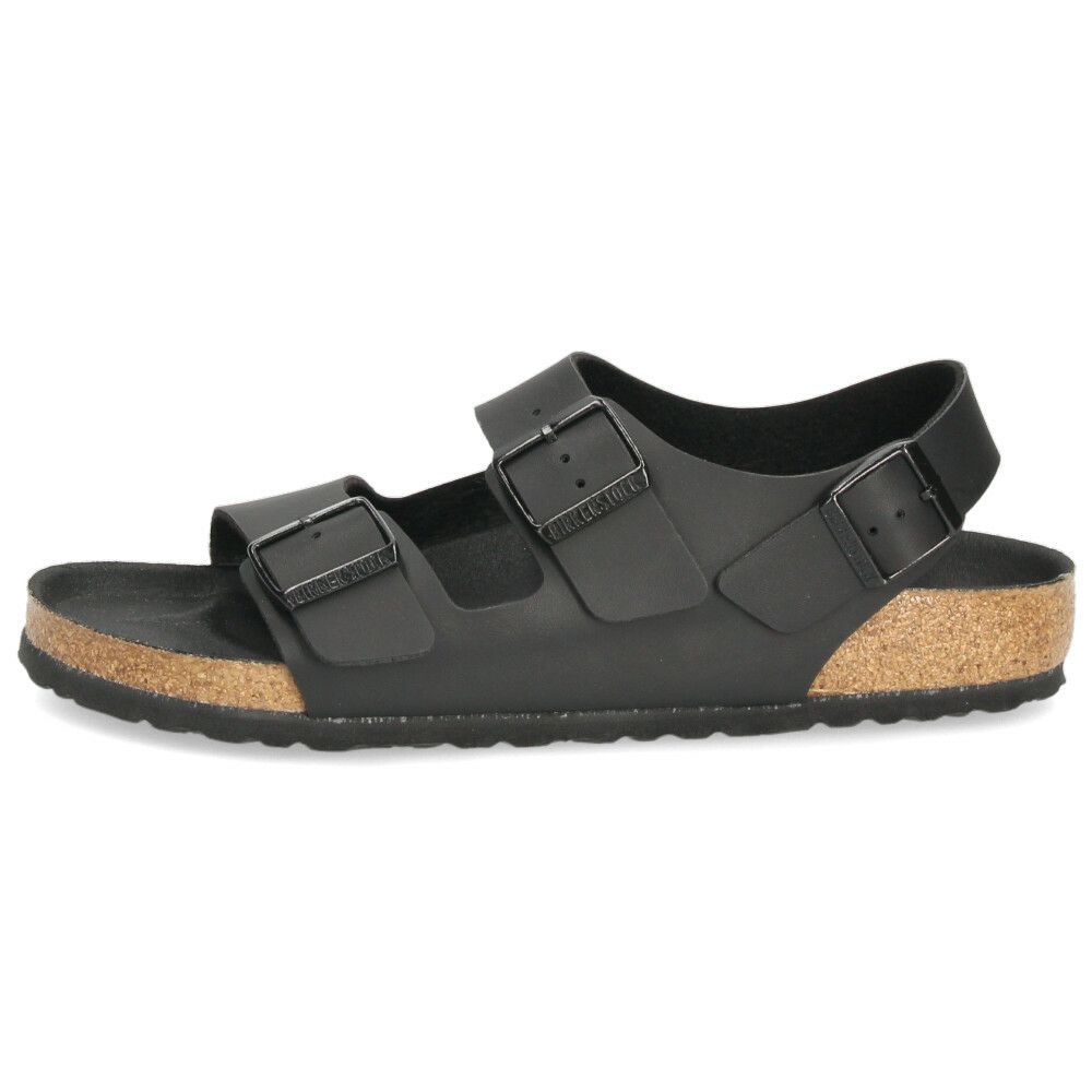 ビルケンシュトック ミラノ BS メンズ サンダル フットベッド ストラップ レギュラー ブラック BIRKENSTOCK Milano BS 1024997