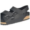 ビルケンシュトック ミラノ BS メンズ サンダル フットベッド ストラップ レギュラー ブラック BIRKENSTOCK Milano BS 1024997