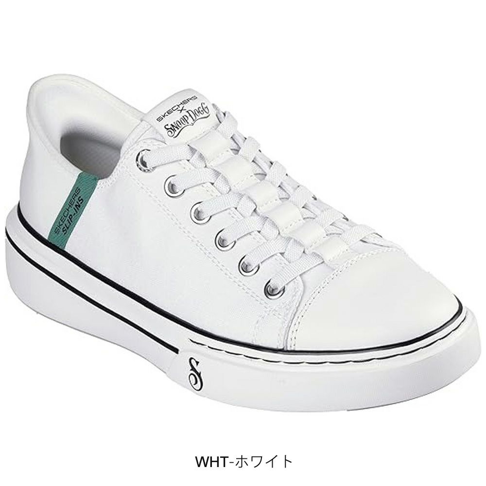 スケッチャーズ スリップインズ メンズ スニーカー スリッポン Slip-ins スヌープ ワン ロー ドッグ キャンバス 白 黒 紺 ハンズフリー 251030 SKECHERS