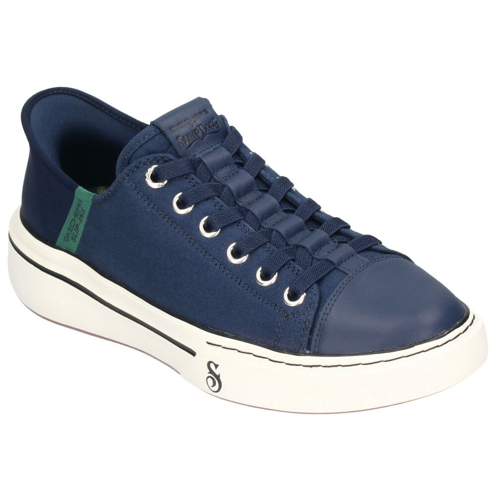 スケッチャーズ スリップインズ メンズ スニーカー スリッポン Slip-ins スヌープ ワン ロー ドッグ キャンバス 白 黒 紺 ハンズフリー 251030 SKECHERS