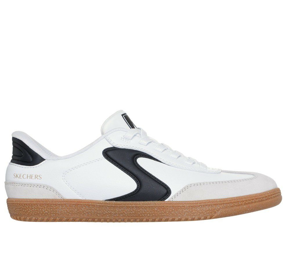 スケッチャーズ スリップインズ レディース スニーカー スリッポン 黒 白 Slip-ins ホットショット 185322 ハンズフリー シューズ SKECHERS 