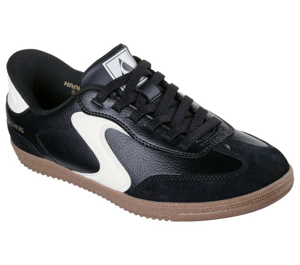 スケッチャーズ スリップインズ レディース スニーカー スリッポン 黒 白 Slip-ins ホットショット 185322 ハンズフリー シューズ SKECHERS 