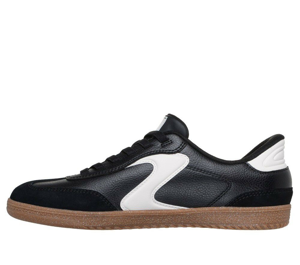 スケッチャーズ スリップインズ レディース スニーカー スリッポン 黒 白 Slip-ins ホットショット 185322 ハンズフリー シューズ SKECHERS 