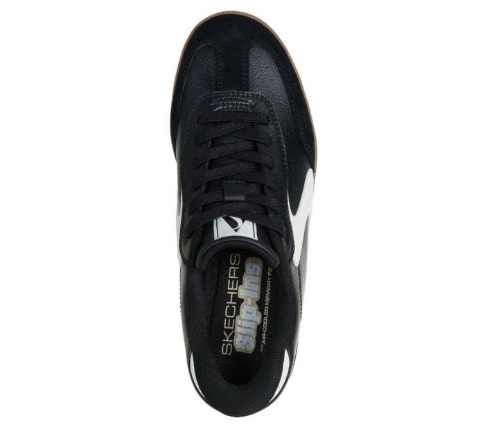 スケッチャーズ スリップインズ レディース スニーカー スリッポン 黒 白 Slip-ins ホットショット 185322 ハンズフリー シューズ SKECHERS 