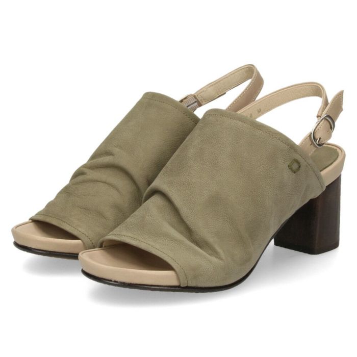 サンダル レディース 本革 ストラップサンダル 甲深 太ヒール サヤ 51254 ブラック オリーブ シルバー SAYA 靴 ラボキゴシ 日本製