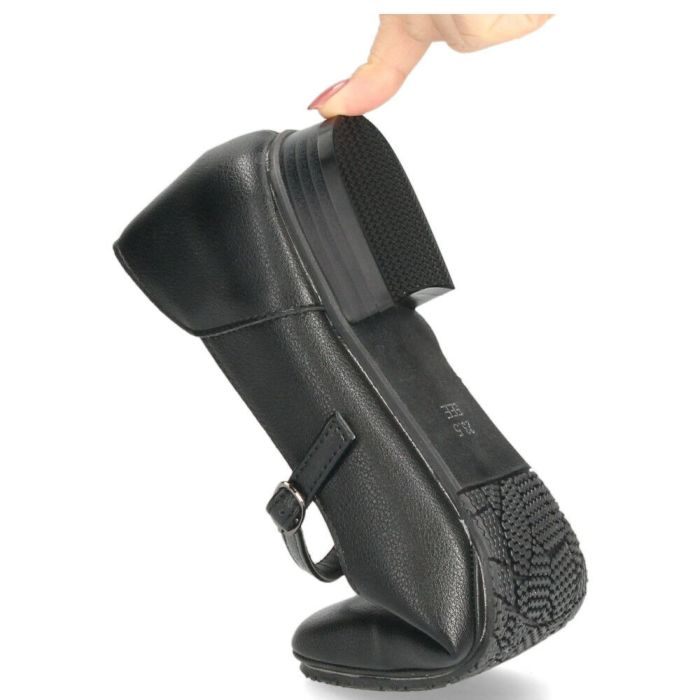 レディース 靴 パンプス ストラップ ローヒール 3E 超快適 痛くない 履きやすい 歩きやすい PA7409 Parade パレード