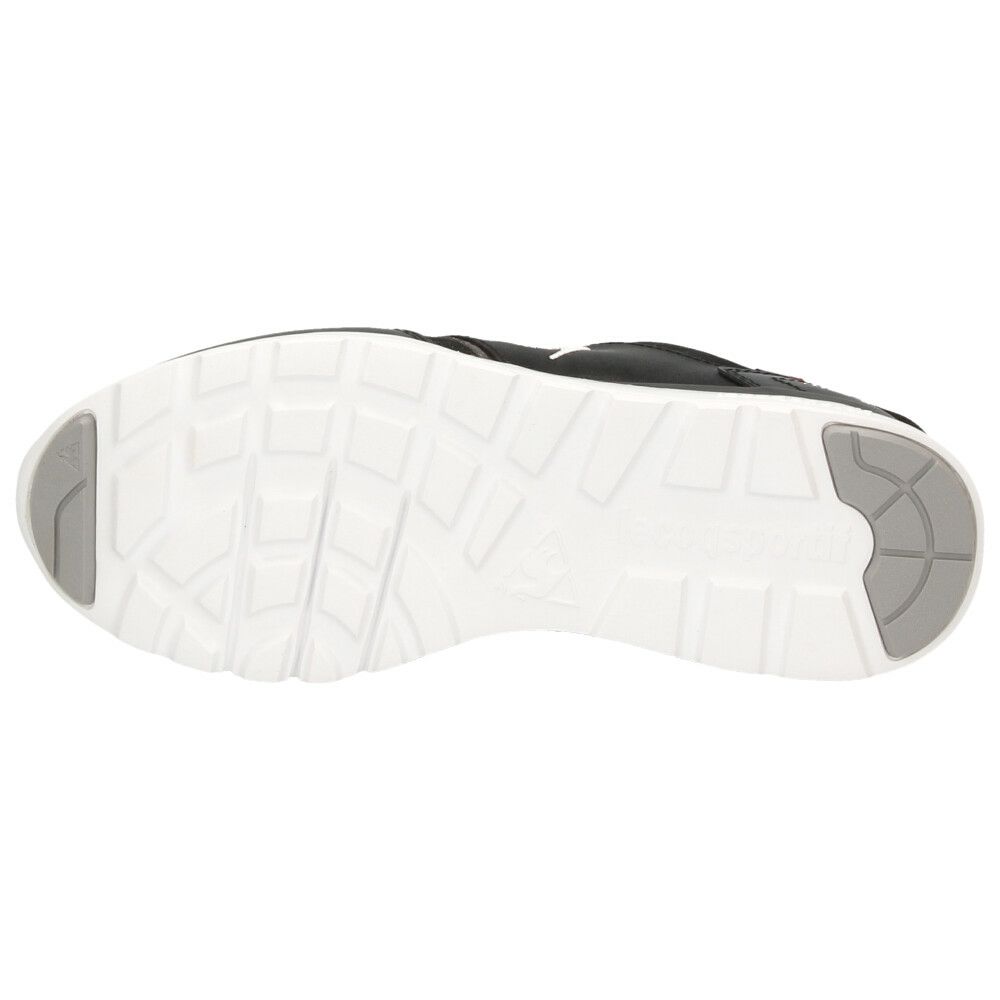 ルコック スニーカー レディース 黒 ブラック ラメ ルコックスポルティフ ラセーヌ 靴 さっと履ける 手を使わず履ける 軽量 消臭 ローカット ワイド幅 3E le coq sportif LU5SSN24LZ