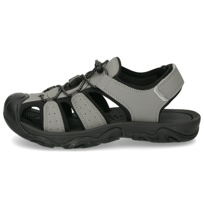 サンダル メンズ レディース 疲れない 歩きやすい 夏 アウトドア シューズ 防滑 調節可能 スポーツサンダル 黒 ブラック グレー 靴 パレード 55201 Parade