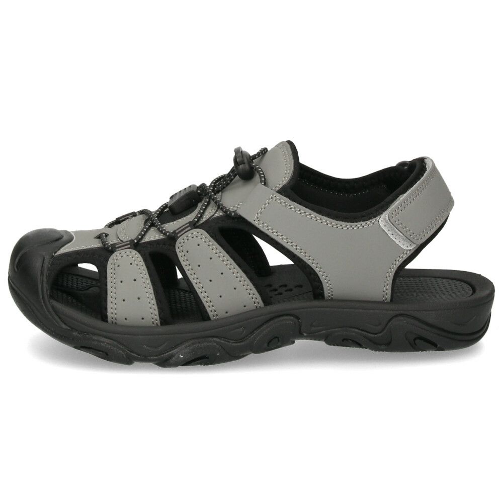 サンダル メンズ レディース 疲れない 歩きやすい 夏 アウトドア シューズ 防滑 調節可能 スポーツサンダル 黒 ブラック グレー 靴 パレード 55201 Parade