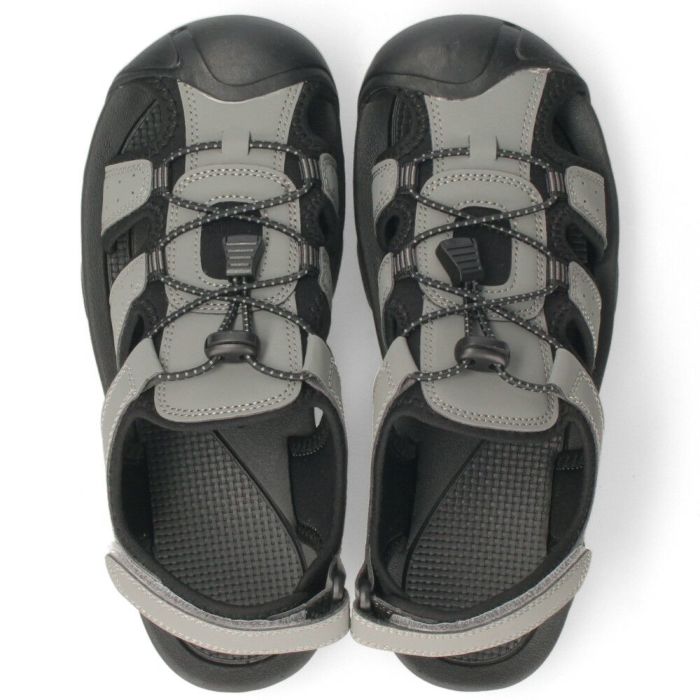 サンダル メンズ レディース 疲れない 歩きやすい 夏 アウトドア シューズ 防滑 調節可能 スポーツサンダル 黒 ブラック グレー 靴 パレード 55201 Parade