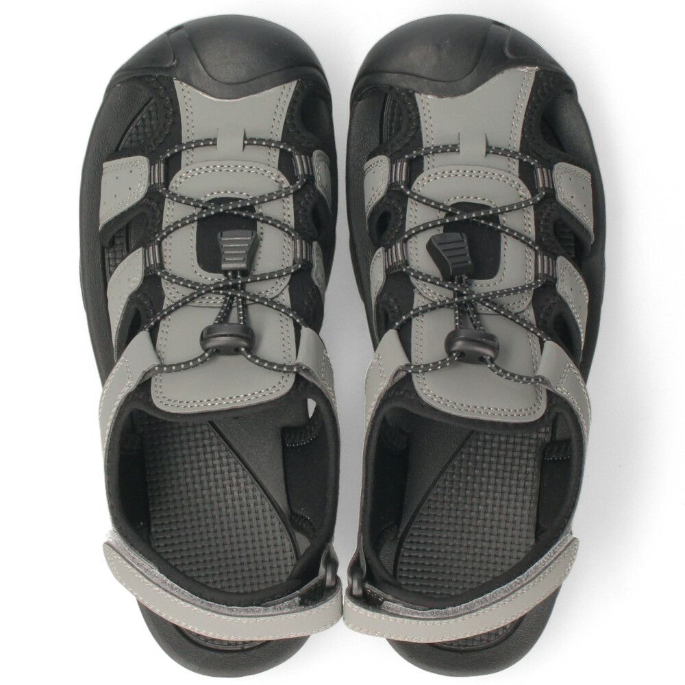 サンダル メンズ レディース 疲れない 歩きやすい 夏 アウトドア シューズ 防滑 調節可能 スポーツサンダル 黒 ブラック グレー 靴 パレード 55201 Parade