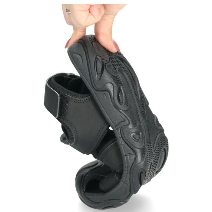 サンダル メンズ レディース 疲れない 歩きやすい 夏 アウトドア シューズ 防滑 調節可能 スポーツサンダル 黒 ブラック グレー 靴 パレード 55201 Parade