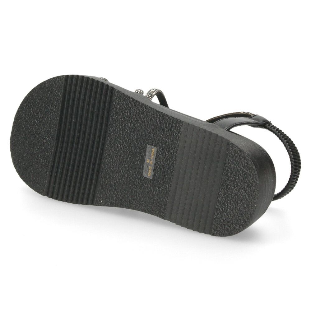 サンダル レディース 厚底 軽量 疲れない 歩きやすい おしゃれ フラット ストラップサンダル コードストラップサンダル ラインストーン リゾート カジュアル Realta レアルタ 6320