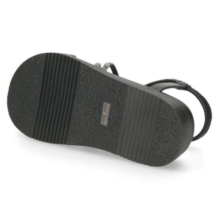 サンダル レディース 厚底 軽量 疲れない 歩きやすい おしゃれ フラット ストラップサンダル コードストラップサンダル ラインストーン リゾート カジュアル Realta レアルタ 6320