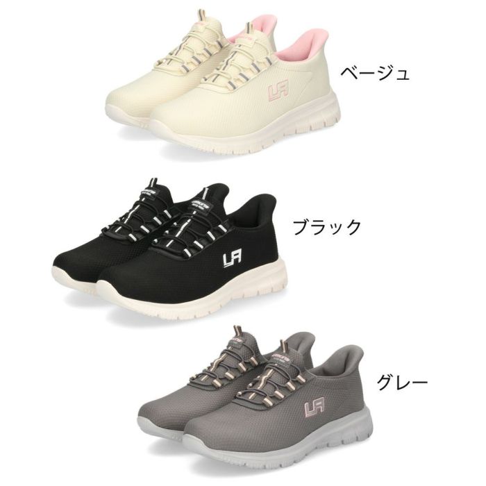 スニーカー レディース スリッポン 疲れない 防水 軽量 黒 カジュアル シューズ 履きやすい 防水スニーカー 紐なし 通勤 通学 靴 ラーキンス L-303 LARKINS