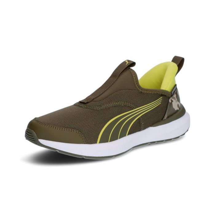 プーマ キッズ スニーカー スリッポン イーズイン 手を使わず脱ぎ履き クルーズ プロフォーム イーズ イン カモ JR 400944 PUMA Cruise PROFOAM EASE IN Camo JR