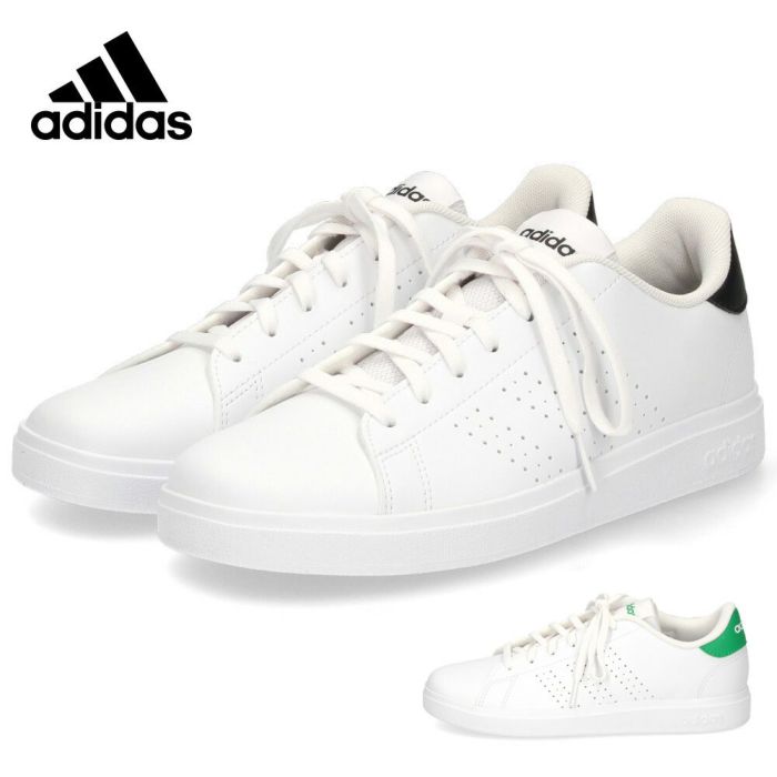 アディダス スニーカー ジュニア キッズ レディース 白 adidas アドバンコート ベース 2.0 J IH8123 ID3889 ホワイト シューズ 通学 通勤 普段履き カジュアル 靴 adidas