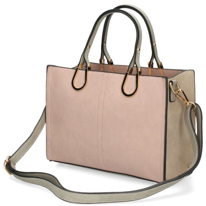 トートバッグ レディース 小さめ 通勤 通学 2WAY ショルダー ハンドバッグ 肩掛け 斜め掛け 仕切り ファスナー付き おしゃれ きれいめ 37880T ラムモード LAMBMODE