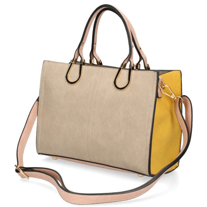 トートバッグ レディース 小さめ 通勤 通学 2WAY ショルダー ハンドバッグ 肩掛け 斜め掛け 仕切り ファスナー付き おしゃれ きれいめ 37880T ラムモード LAMBMODE