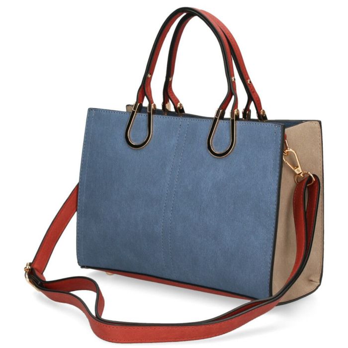 トートバッグ レディース 小さめ 通勤 通学 2WAY ショルダー ハンドバッグ 肩掛け 斜め掛け 仕切り ファスナー付き おしゃれ きれいめ 37880T ラムモード LAMBMODE