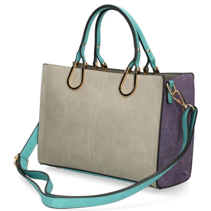 トートバッグ レディース 小さめ 通勤 通学 2WAY ショルダー ハンドバッグ 肩掛け 斜め掛け 仕切り ファスナー付き おしゃれ きれいめ 37880T ラムモード LAMBMODE