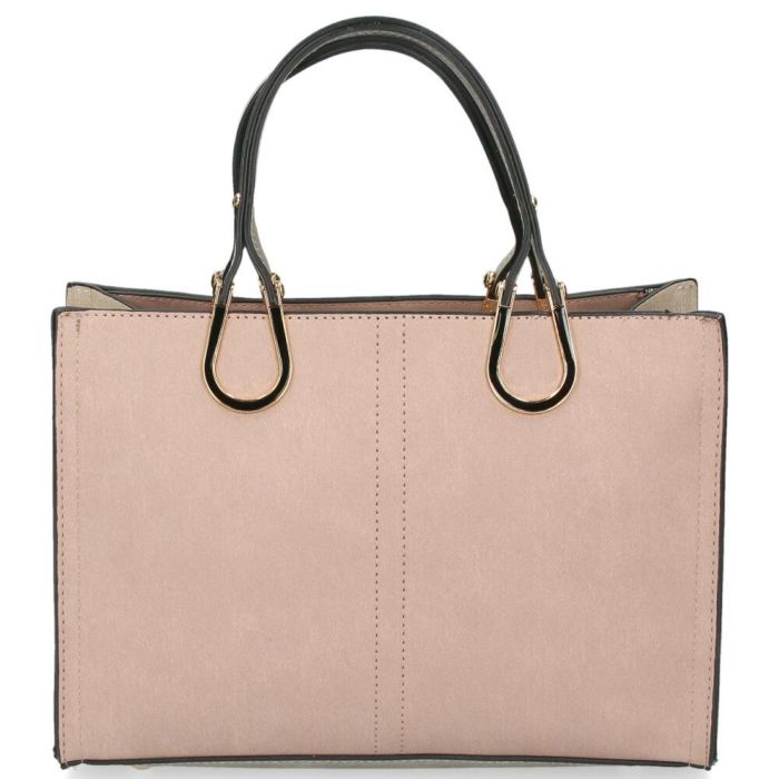 トートバッグ レディース 小さめ 通勤 通学 2WAY ショルダー ハンドバッグ 肩掛け 斜め掛け 仕切り ファスナー付き おしゃれ きれいめ 37880T ラムモード LAMBMODE