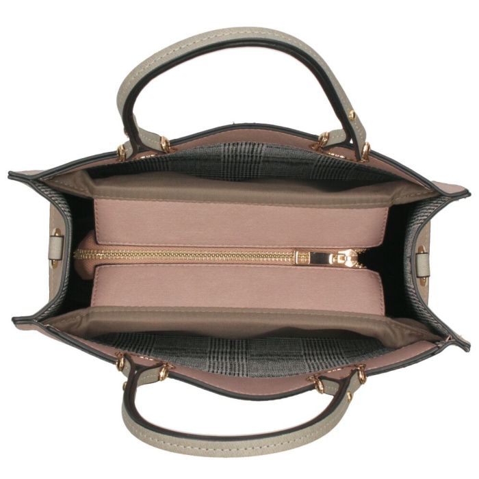 トートバッグ レディース 小さめ 通勤 通学 2WAY ショルダー ハンドバッグ 肩掛け 斜め掛け 仕切り ファスナー付き おしゃれ きれいめ 37880T ラムモード LAMBMODE