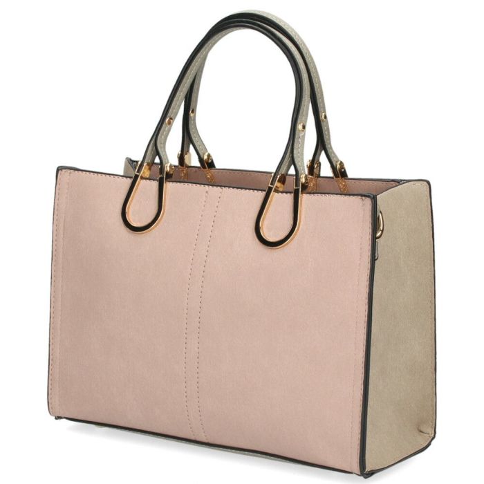 トートバッグ レディース 小さめ 通勤 通学 2WAY ショルダー ハンドバッグ 肩掛け 斜め掛け 仕切り ファスナー付き おしゃれ きれいめ 37880T ラムモード LAMBMODE