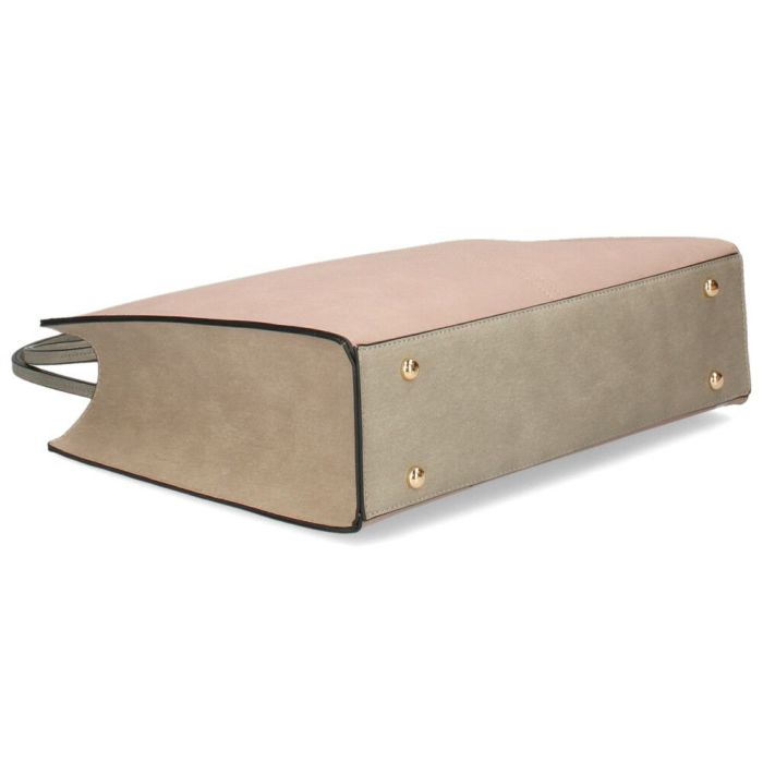 トートバッグ レディース 大きめ 通勤 通学 A4 ファスナー付き 仕切り 自立 肩掛け おしゃれ きれいめ バッグ 大容量 黒 37882T ラムモード LAMBMODE