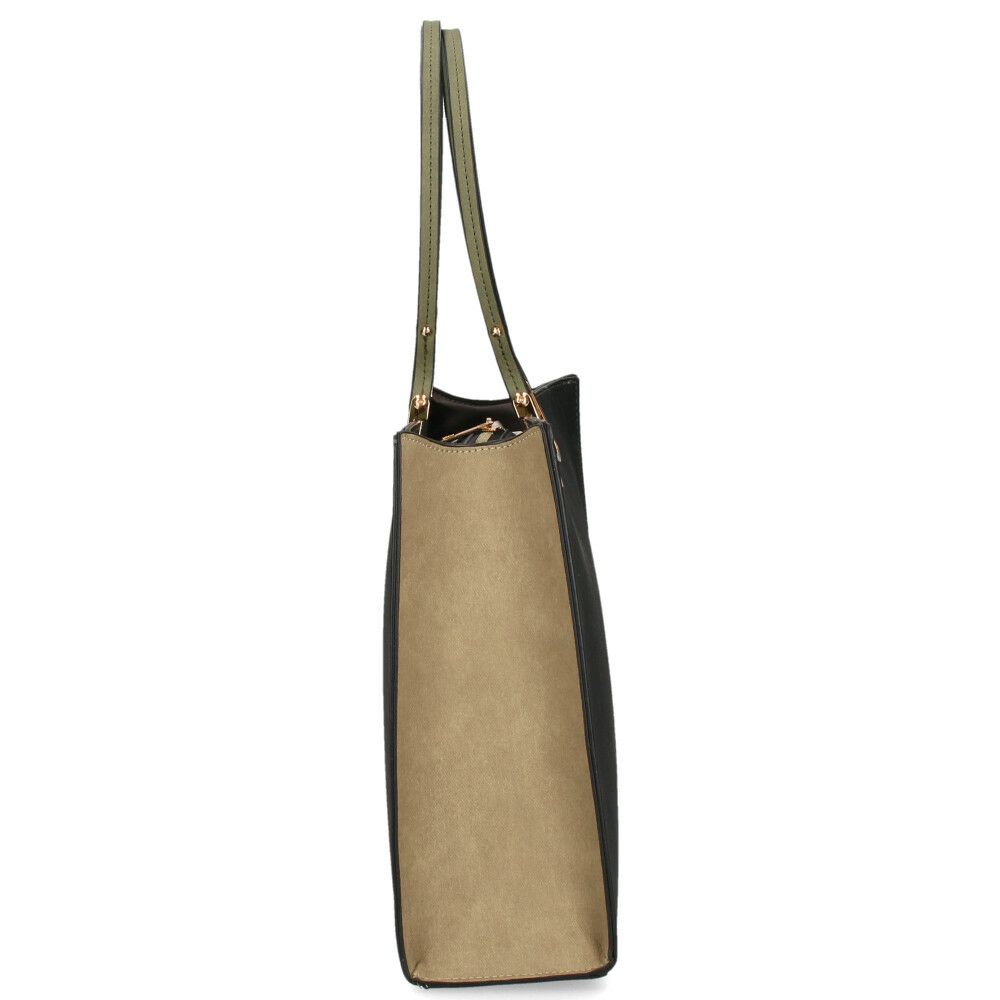 トートバッグ レディース 大きめ 通勤 通学 A4 ファスナー付き 仕切り 自立 肩掛け おしゃれ きれいめ バッグ 大容量 黒 37882T ラムモード LAMBMODE