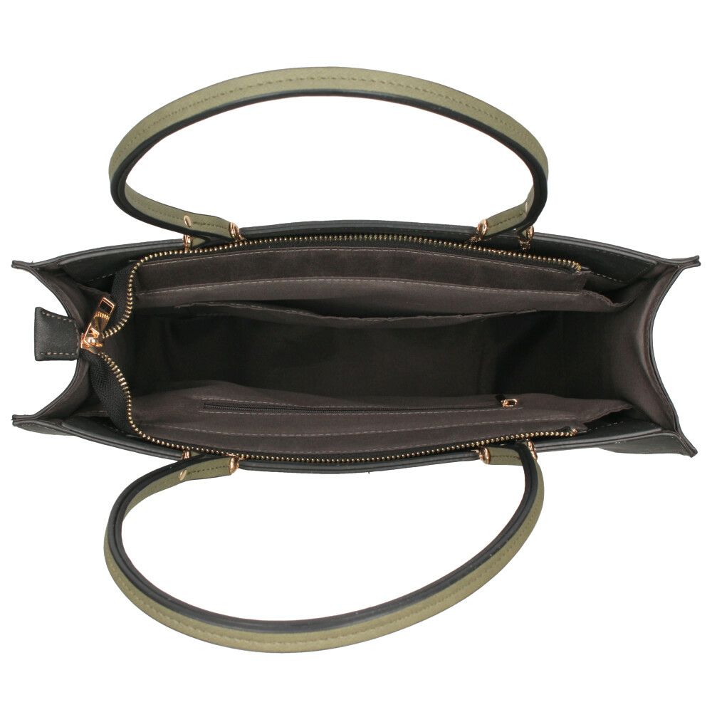 トートバッグ レディース 大きめ 通勤 通学 A4 ファスナー付き 仕切り 自立 肩掛け おしゃれ きれいめ バッグ 大容量 黒 37882T ラムモード LAMBMODE