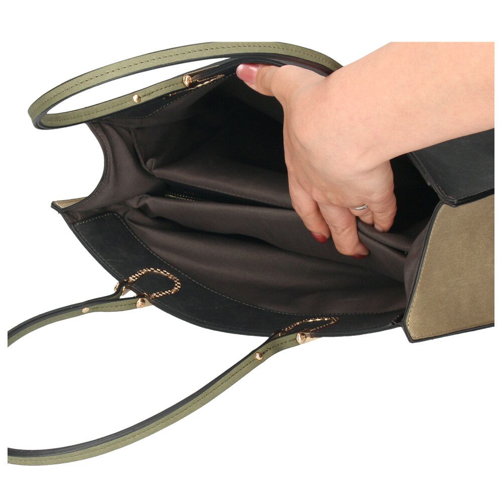 トートバッグ レディース 大きめ 通勤 通学 A4 ファスナー付き 仕切り 自立 肩掛け おしゃれ きれいめ バッグ 大容量 黒 37882T ラムモード LAMBMODE