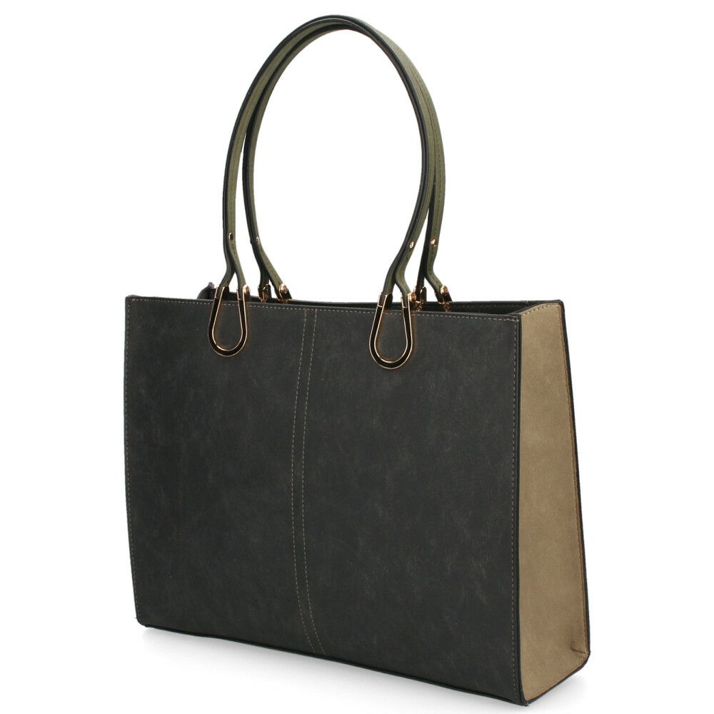 トートバッグ レディース 大きめ 通勤 通学 A4 ファスナー付き 仕切り 自立 肩掛け おしゃれ きれいめ バッグ 大容量 黒 37882T ラムモード LAMBMODE