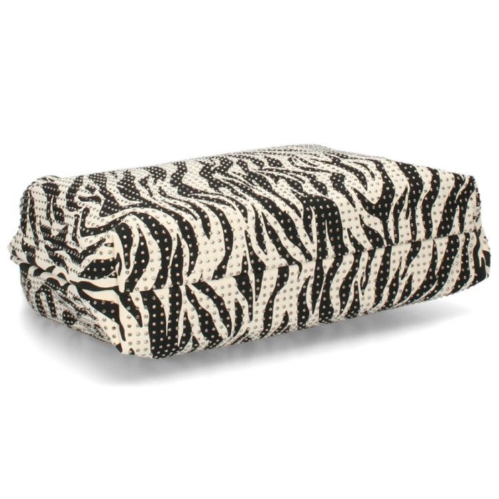 トートバッグ レディース 通勤 A4 肩掛け 大容量 通学 旅行 ブラック 黒 おしゃれ かわいい ラインストーン スタッズ ゼブラ柄 ドット柄 LAMB MODE ラムモード バルーントートバッグ 38130