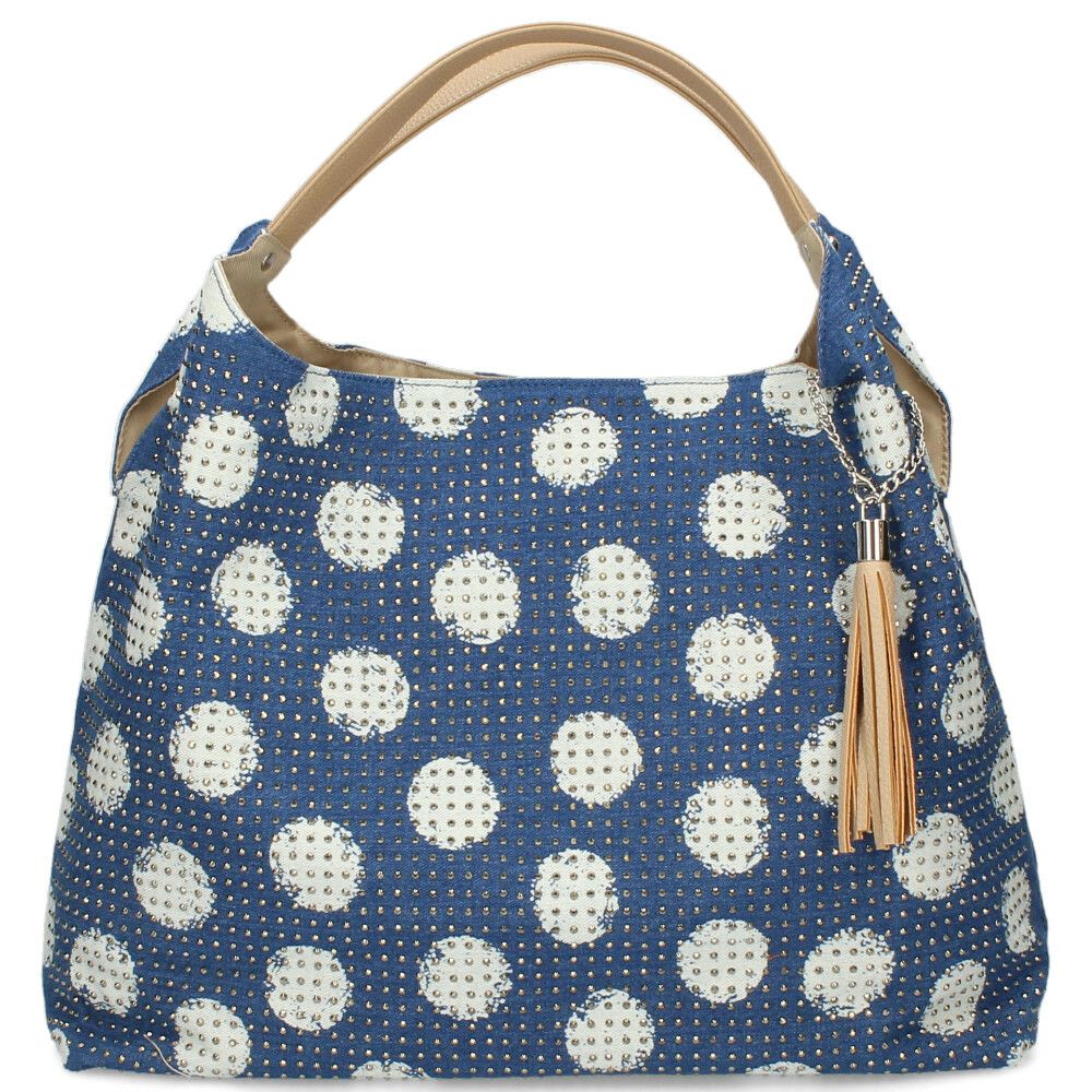 トートバッグ レディース 通勤 A4 肩掛け 大容量 通学 旅行 ブラック 黒 おしゃれ かわいい ラインストーン スタッズ ゼブラ柄 ドット柄 LAMB MODE ラムモード バルーントートバッグ 38130