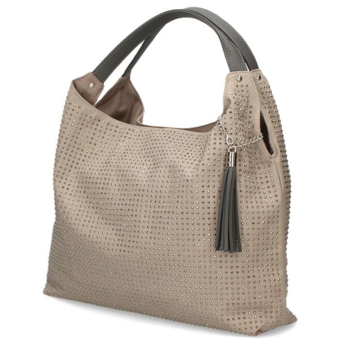 トートバッグ レディース 通勤 A4 肩掛け 大容量 通学 旅行 ブラック 黒 おしゃれ かわいい ラインストーン スタッズ ゼブラ柄 ドット柄 LAMB MODE ラムモード バルーントートバッグ 38130