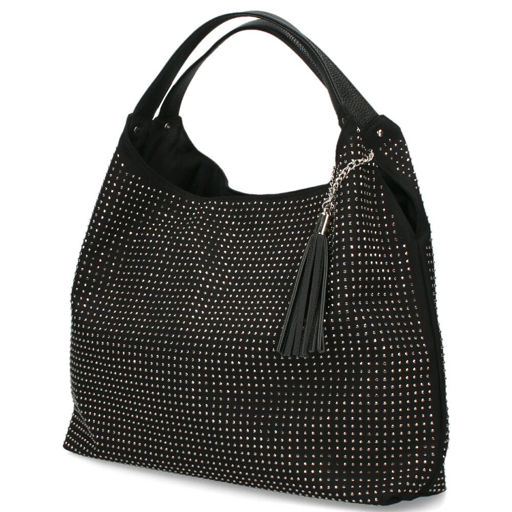 トートバッグ レディース 通勤 A4 肩掛け 大容量 通学 旅行 ブラック 黒 おしゃれ かわいい ラインストーン スタッズ ゼブラ柄 ドット柄 LAMB MODE ラムモード バルーントートバッグ 38130