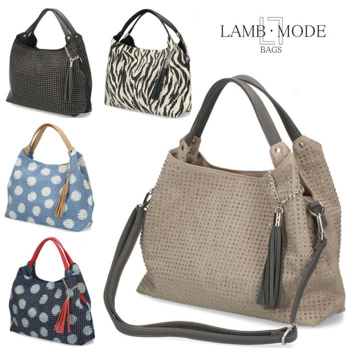 トートバッグ レディース 通勤 通学 ショルダー 2WAY 斜め掛け ハンドバッグ 軽量 カジュアル おしゃれ きれいめ 黒 38131 ラムモード LAMB MODE